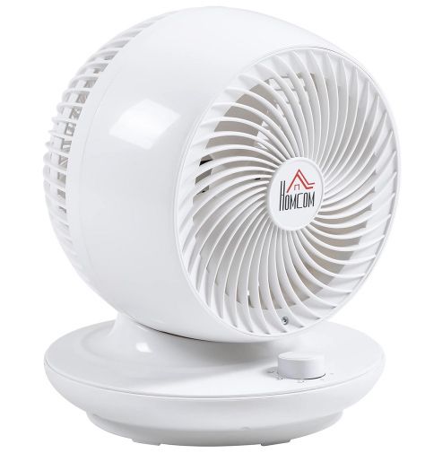 HOMCOM Tischventilator (Ø27 cm) mit 3 Stufen für 12,95€ (statt 26€)