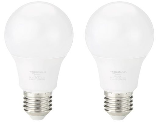 2x Amazon Basics LED Leuchtmittel mit E27 & 8W für 4€ (statt 9€)