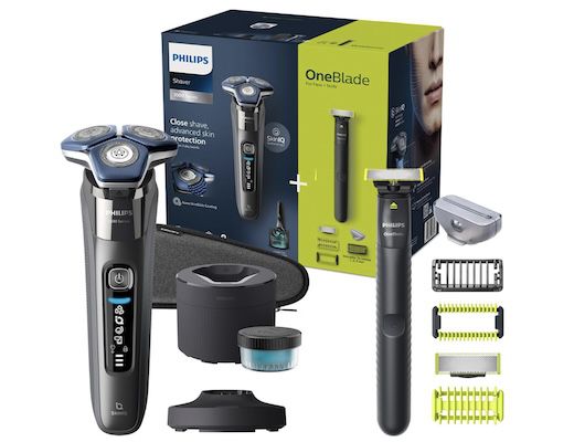 Philips S7887/78 Elektrischer Nass  und Trockenrasierer + OneBlade für 129,99€ (statt 190€)