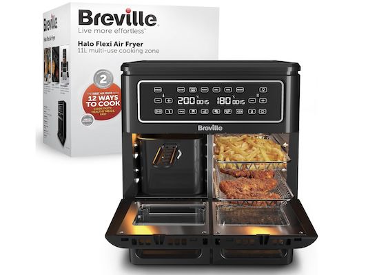 Breville VDF130X Heißluftfritteuse Halo Flexi für 139,99€ (statt 179€)