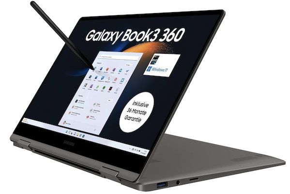 Samsung Galaxy Book3 360 Laptop mit 16GB & 512GB für 899€ (statt 999€)