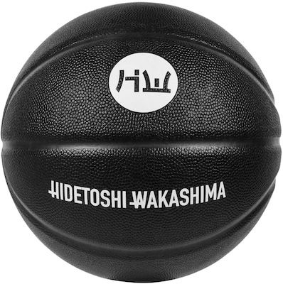 HIDETOSHI WAKASHIMA All Black Premium Basketball für 11,48€ (statt 19€)