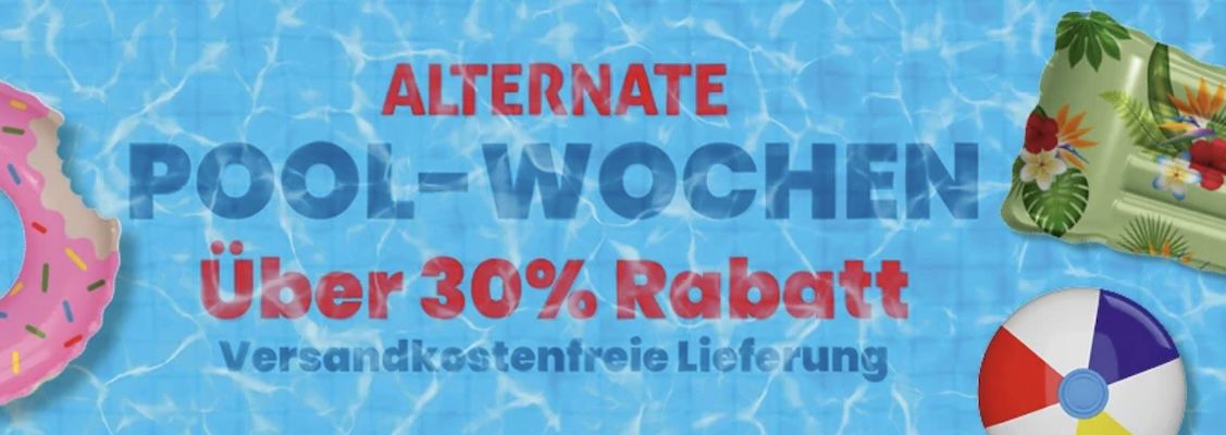 Alternate Pool Wochen: 30% Rabatt + Lieferung kostenfrei z.B. Bestway Pool Set für 415€ (statt 494€)