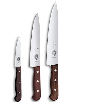 Victorinox Rosewood 3 tlg. Messerset für 91,54€ (statt 131€)