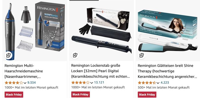 💇💇‍♀️Amazon: Remington Produkte stark reduziert z.B. Kopfrasierer für 39,99€ (statt 61€)