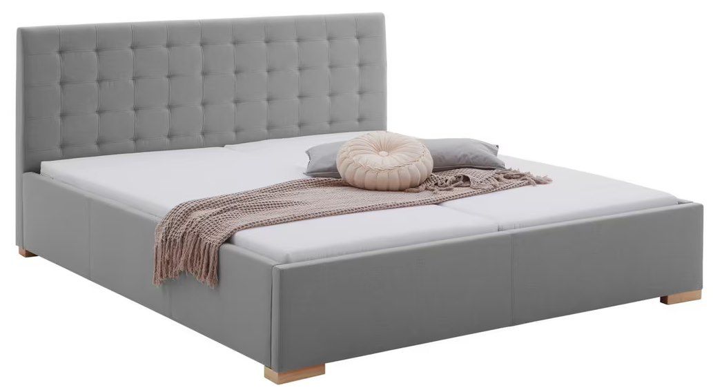 Boxxx POLSTERBETT 180/200 cm in Hellgrau für 348,95€ (statt 499€)