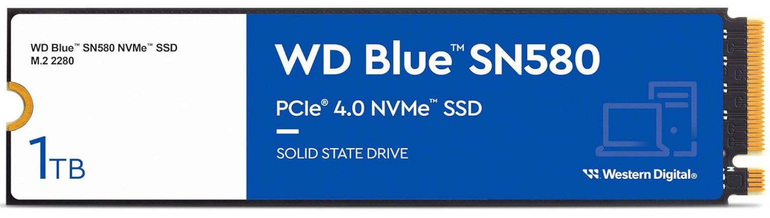 WD Blue SN580 NVMe SSD 2 TB für 98,99€ (statt 110€)