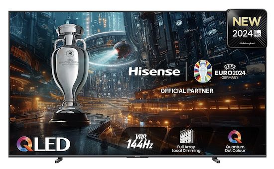 100 Zoll Hisense E77NQ PRO UHD Fernseher mit 120 Hz für 1.679,84€ (statt 2.358€)