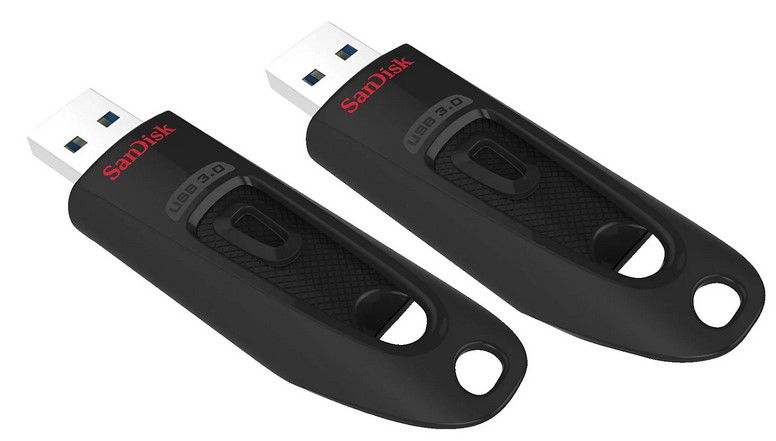 Doppelpack: SANDISK Ultra 64GB USB3 Stick 130MB/s für 11,34€ (statt 18€)