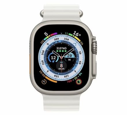 ⌚ Apple Watch Ultra mit weißem Ocean Armband für 472,90€ (statt 716€)