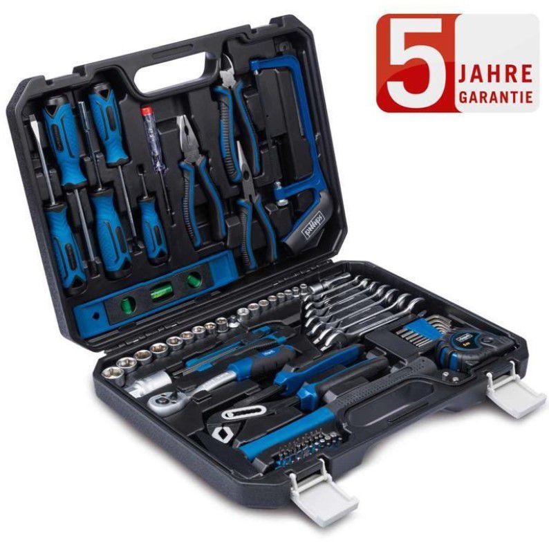 Scheppach WZK120  Werkzeugkoffer 97 Teile Zangen Bits & Co. für 34,99€ (statt 50€)