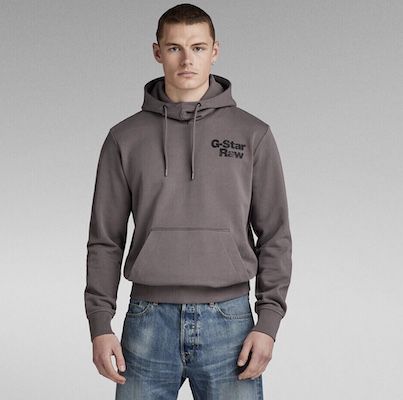 G STAR RAW Herren Back Print Hoodie für 25,50€ (statt 62€)