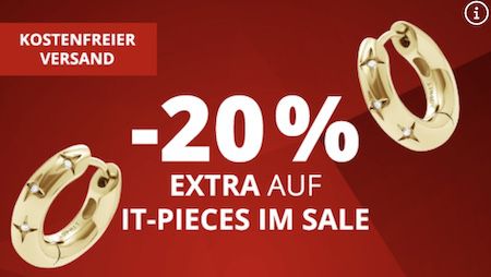 💍⌚ Christ: 20% Rabatt auf ausgew. Schmuck & Uhren + keine Versandkosten