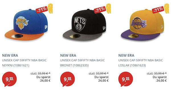 PickSport: New Era Caps für nur 9,99€ zzgl. Versand