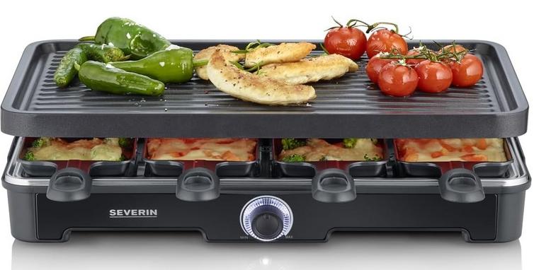 Severin RG9670 Raclette Grill 8 Pfännchen für 35,94€ (statt 45€)