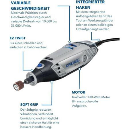 Dremel 3000 Multifunktionswerkzeug Set mit Zubehör für 55,19€ (statt 67€)