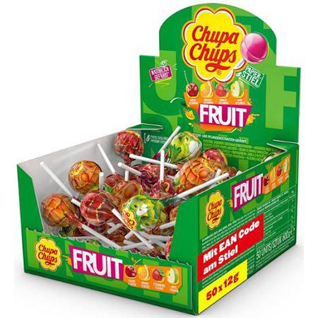 50er Pack Chupa Chups Fruit Lutscher in 4 Sorten ab 11,12€ (statt 14€)