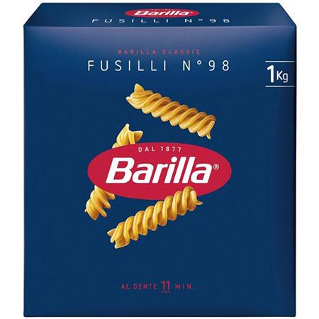 12Kg Barilla Pasta Fusilli n.98 (12 x 1Kg) ab 30,40€ (statt 47€)