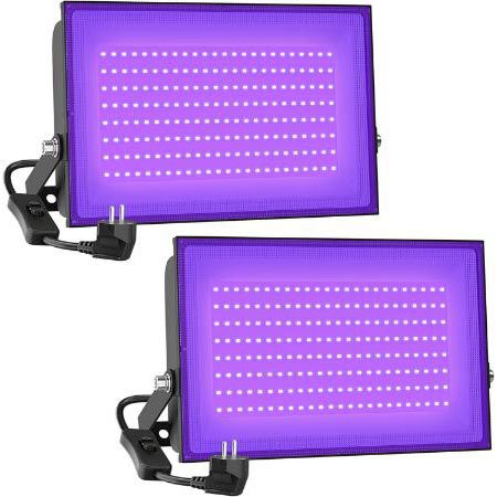 2er Pack Onforu LED Schwarzlicht Strahler, wasserdicht für 29,99€ (statt 60€)