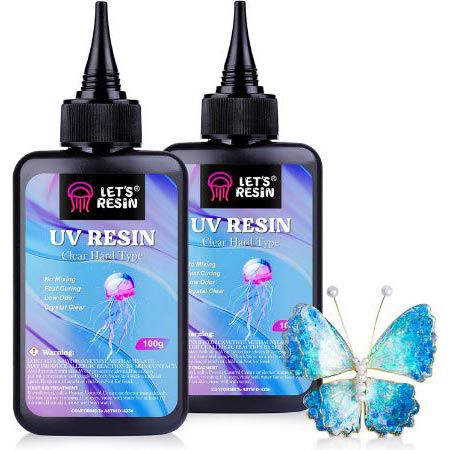 2 x 100g Lets Resin UV Kunstharz, kristallklar für 10,19€ (statt 22€)