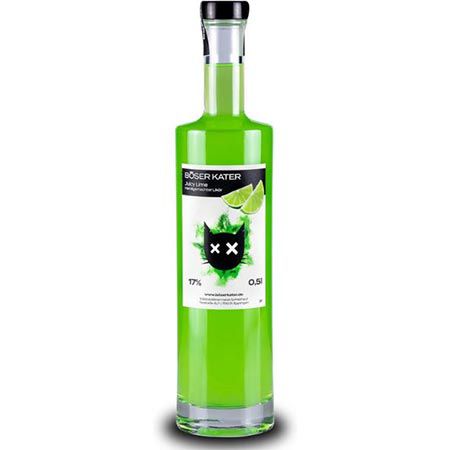 Böser Kater Juicy Lime Limetten Likör, 0,5L, 17% für 19,46€ (statt 26€)