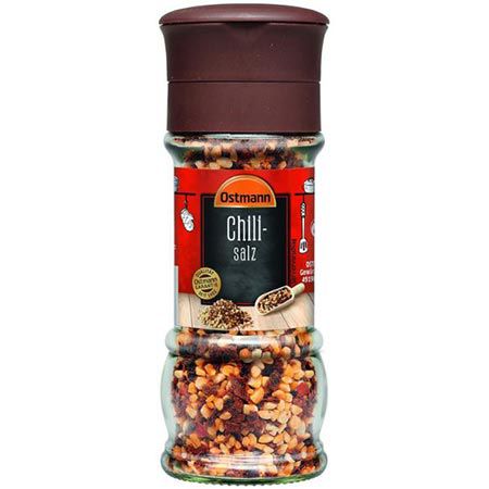 3er Pack Ostmann Chilisalz Mühle, je 80g ab 10,92€ (statt 14€)