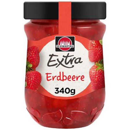 🍓 Schwartau Extra Konfitüre, Erdbeere, 340g ab 1,39€ (statt 3€)