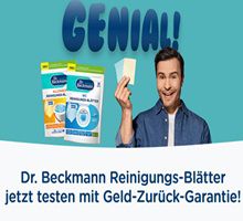 Gratis: Dr. Beckmann Reinigungsblätter ausprobieren