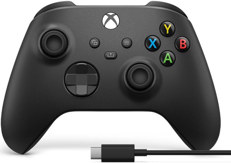 Xbox Wireless Controller M (2020) mit USB C Kabel in Schwarz für 39,99€ (statt 50€)