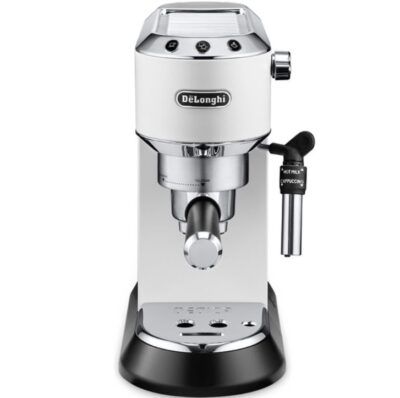 ☕ Delongi EC 685.M Dedica Style Siebträger Espresso Maschine in Weiß & Silber für 119,99€ (statt 148€)