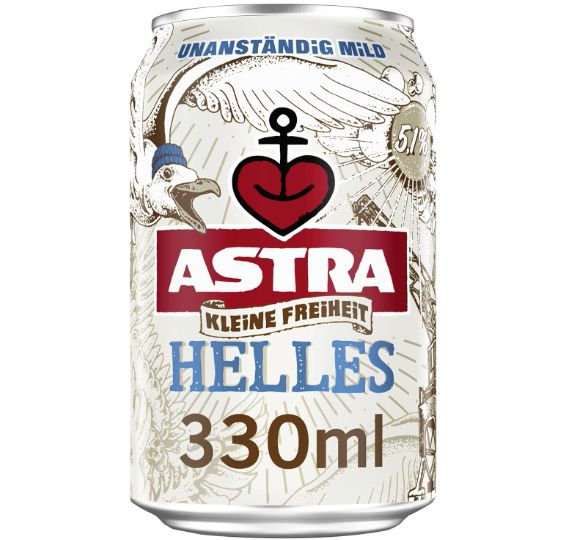 Astra Kleine Freiheit  Helles   24 x 0,33L für 15,90€ (statt 23€)