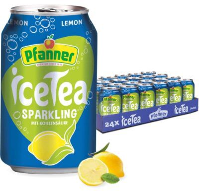 Pfanner Eistee Lemon Sparkling 24 x 0,33L ab 15,36€ (statt 19€)