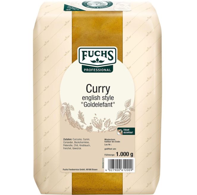 1Kg Fuchs Curry englisch Goldelefant ab 8,62€ (statt 15€)