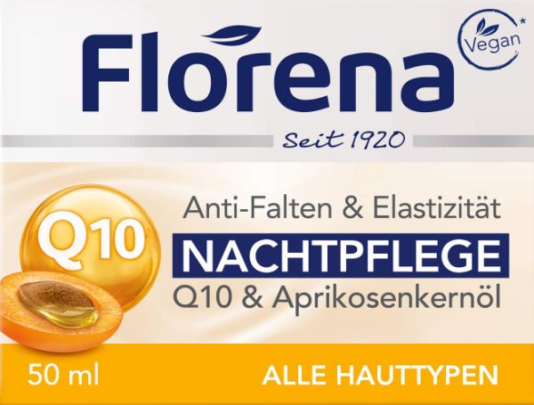 Florena Q10 Anti Falten Nachtcreme 50ml ab 2,39€ (statt 5€)