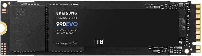 Samsung 990 EVO NVMe M.2 SSD 1 TB für 69,30€ (statt 77€)