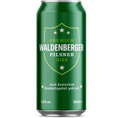 Waldenberger Premium Pilsner Bier, 24 x 0,5L für 12,28€ (statt 14€)