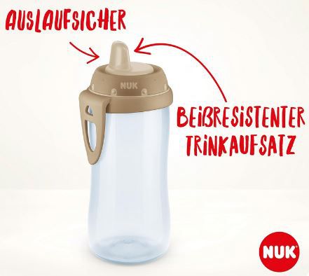 NUK Kiddy Cup Night Trinklernflasche, 300ml für 5,99€ (statt 11€)