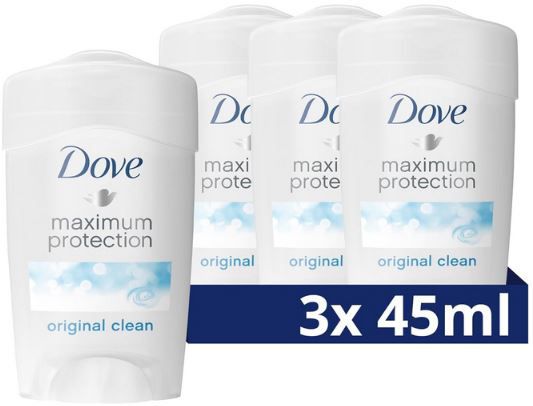 3er Pack Dove Maximum Protection Deo Creme ab 12,91€ (statt 18€)