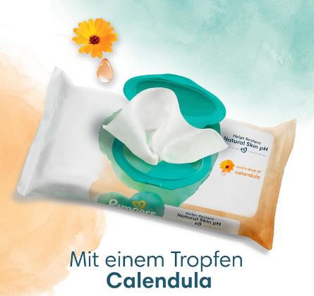 1.056 Stk. Pampers Harmonie Baby Feuchttücher Calendula ab 28,69€ (statt 35€)