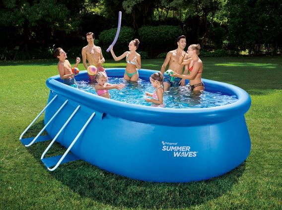 Summer Waves Quick Pool Set, 457x305x107cm für 210,25€ (statt 329€)