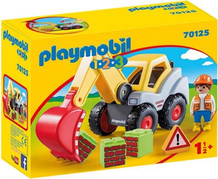 Playmobil 1.2.3. 70125 Schaufelbagger für 13,49€ (statt 17€)