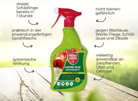 Protect Garden Lizetan Plus Schädlingsfrei AF, 800ml für 10,99€ (statt 16€)