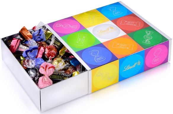 Lindt Bunte Mischung Box mit Lindor, Hello & Fioretto, 815g für 23,59€ (statt 30€)