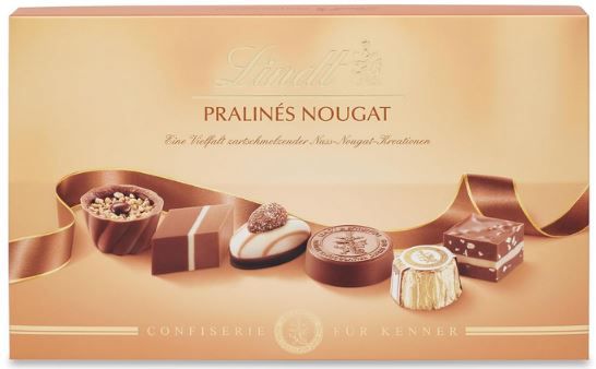 Lindt Pralinen Für Kenner in Nougat, 200g für 7,49€ (statt 9€)