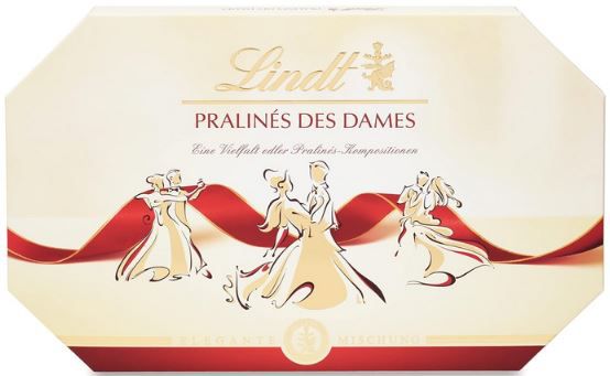 Lindt Des Dames Pralinen, 250g, 25 Stück für 9,29€ (statt 19€)