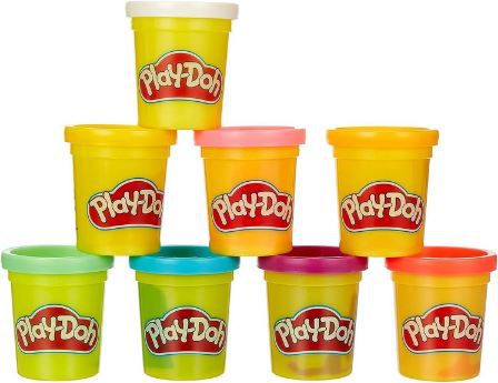 8er Pack PlayDoh Knete in Regenbogenfarben für 5,92€ (statt 9€)