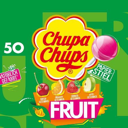 50er Pack Chupa Chups Fruit Lutscher in 4 Sorten ab 11,12€ (statt 14€)