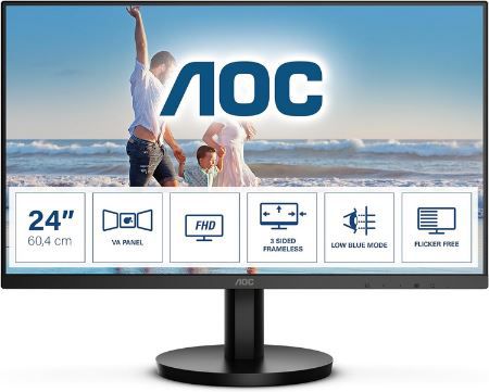 AOC 24B3HM 24 Full HD Monitor mit 75 Hz für 79,99€ (statt 90€)