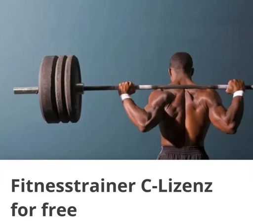 Wieder da! Gratis: Fitnesstrainer C Lizenz Ausbildung