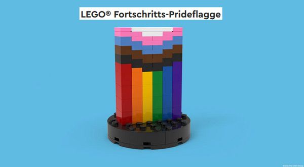 Gratis: LEGO Fortschritts Prideflagge bei Bauaktion in LEGO Stores am 20.06.